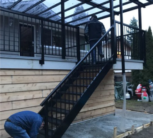 Stair Style #1 + Picket Railing
