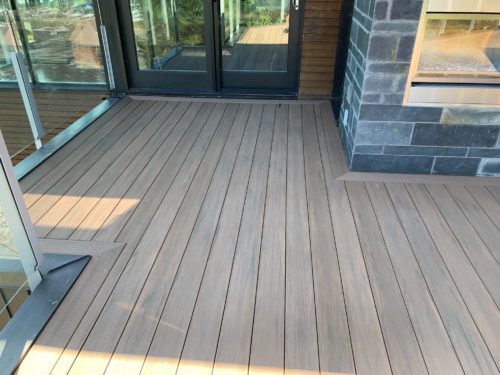 Eagle Island Composite English Walnut Decking Project - AFTER (5)