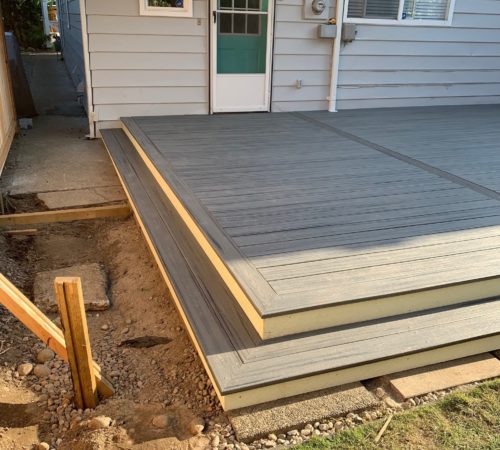Burnaby Trex Composite Deck + Boarder